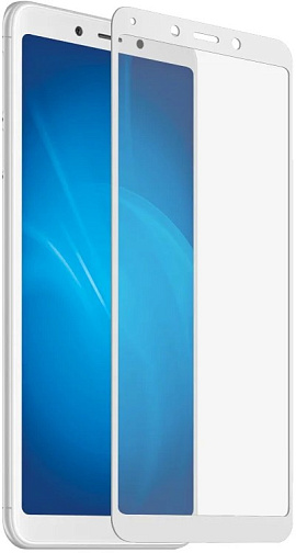 Защитное стекло RED LINE "Full Screen" для Redmi 6/6A (белая рамка)